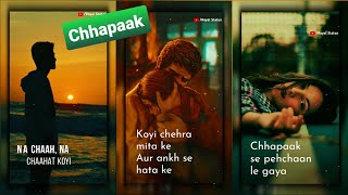 Chhapaak || Deepika Padukone || Arijit Singh Fullscreen Whatsapp Status